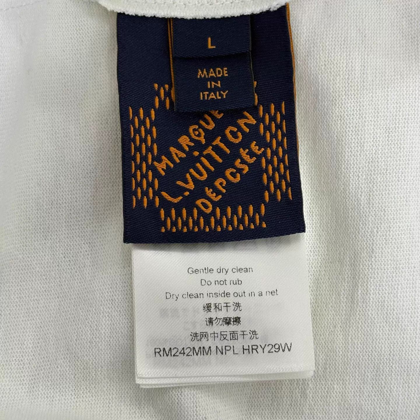 Louis Vuitton LV White Sequin Beaded Embellished T-shirt L New Size US L / EU 52-54 / 3 - 4 Thumbnail
