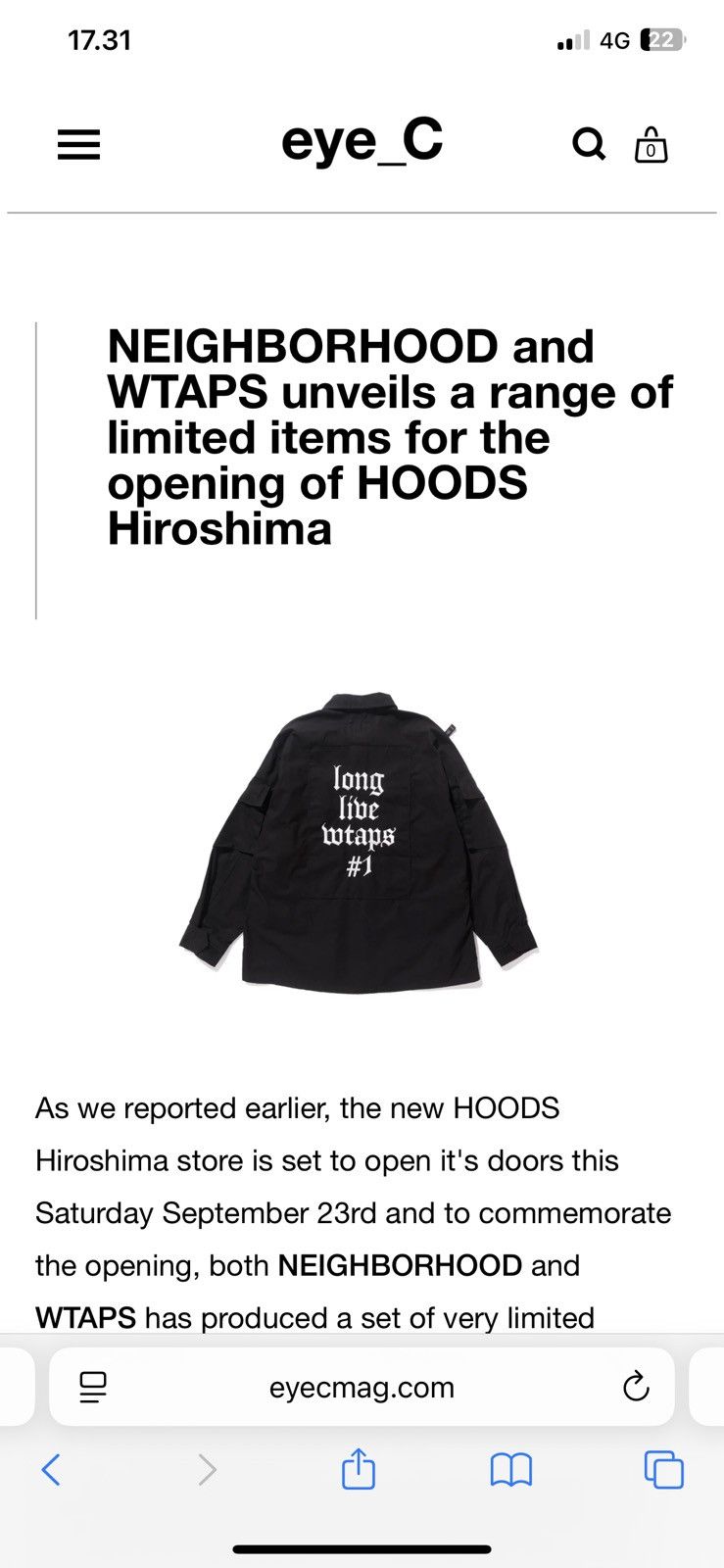 Neighborhood × Wtaps WTAPS Modular Neighborhood ‘Long Live Wtaps’ Jacket Size US L / EU 52-54 / 3 - 3 Thumbnail
