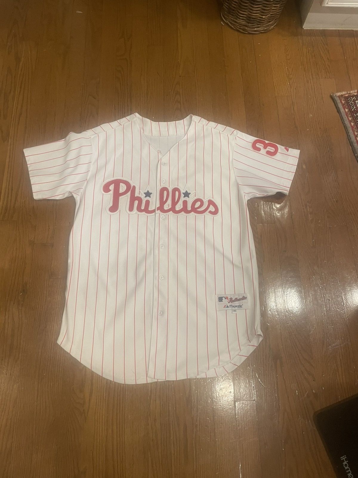 Majestic Vintage Philadelphia Phillies Roy Halladay jersey XL Size US XL / EU 56 / 4 - 1 Thumbnail