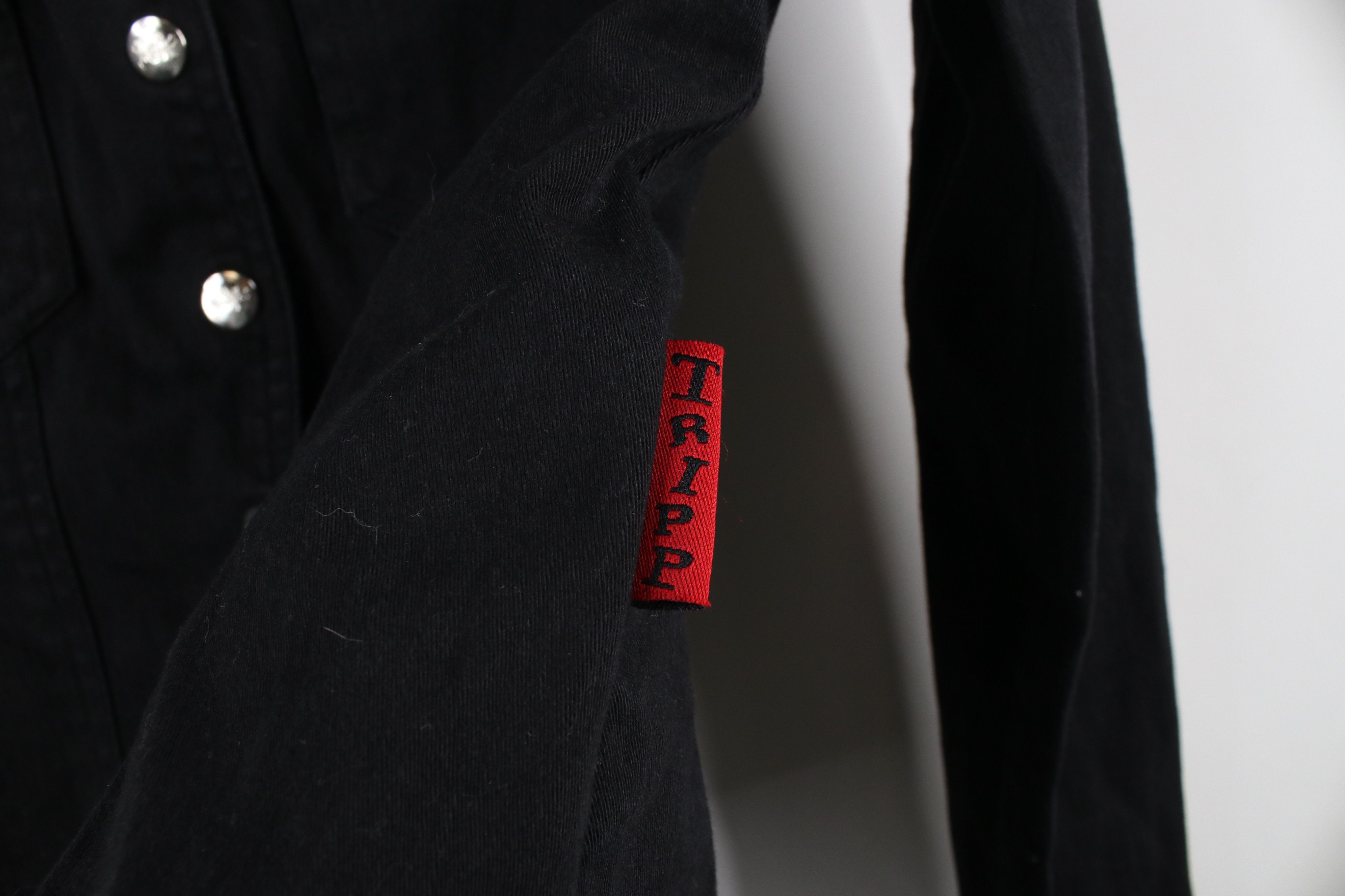 Vintage Vintage 90s Y2K Tripp NYC Gothic Rave Studded Denim Jacket Size M / US 6-8 / IT 42-44 - 4 Thumbnail