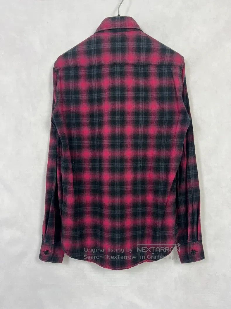 Saint Laurent Paris Saint Laurent Paris Black and Red Plaid Shirt Size US XS / EU 42 / 0 - 2 Thumbnail