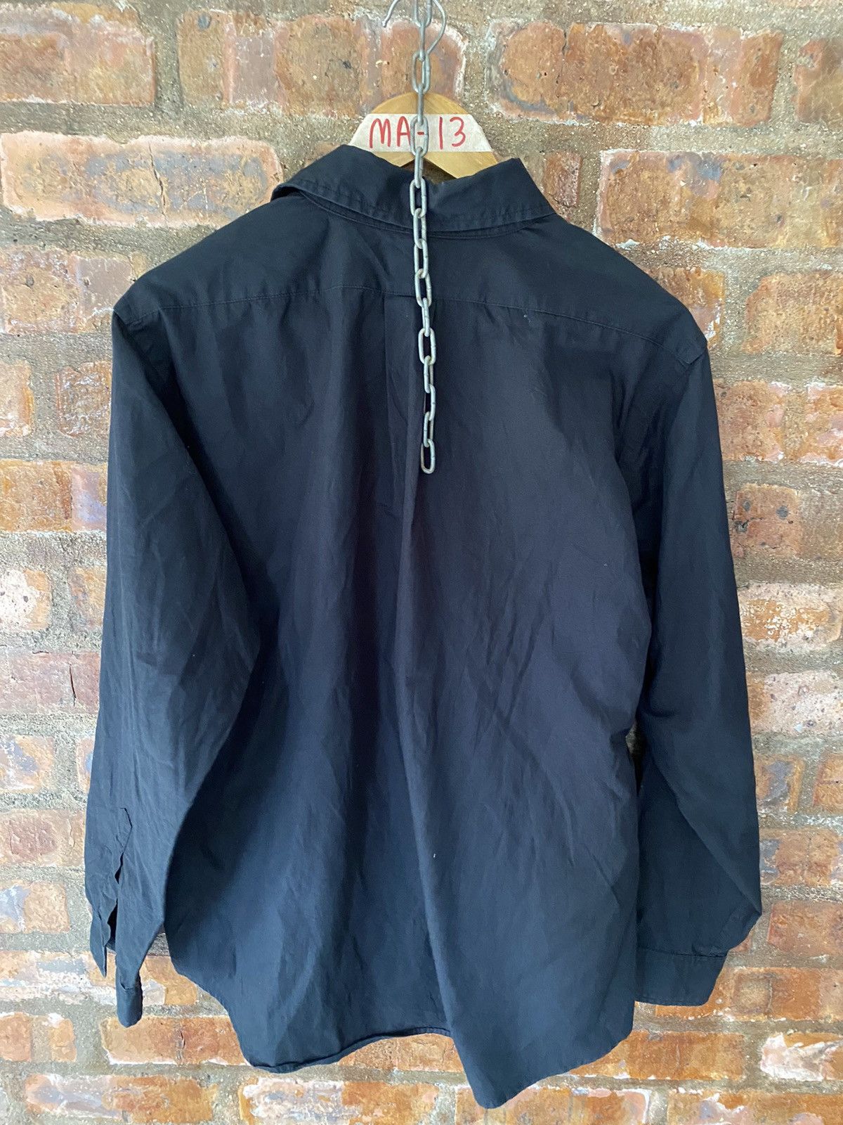 Needles 🔥 Vtg Hybrid Nylon front cotton back super black Size US L / EU 52-54 / 3 - 9 Thumbnail