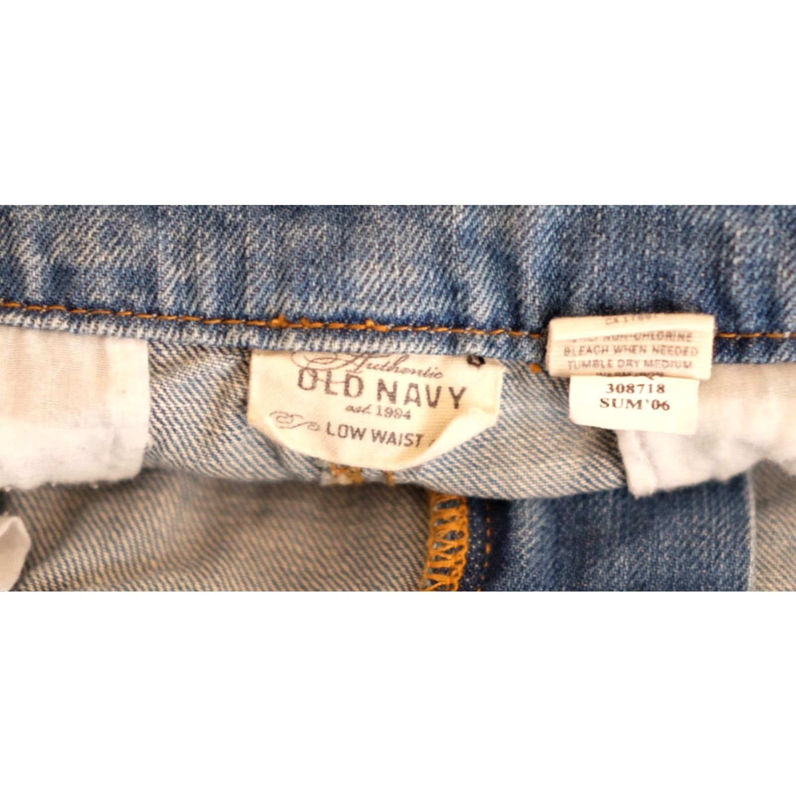 Old Navy Old Navy Denim Skirt Women's Size 4 Above Knee Raw Hem Denim Size 27" / US 4 / IT 40 - 7 Thumbnail