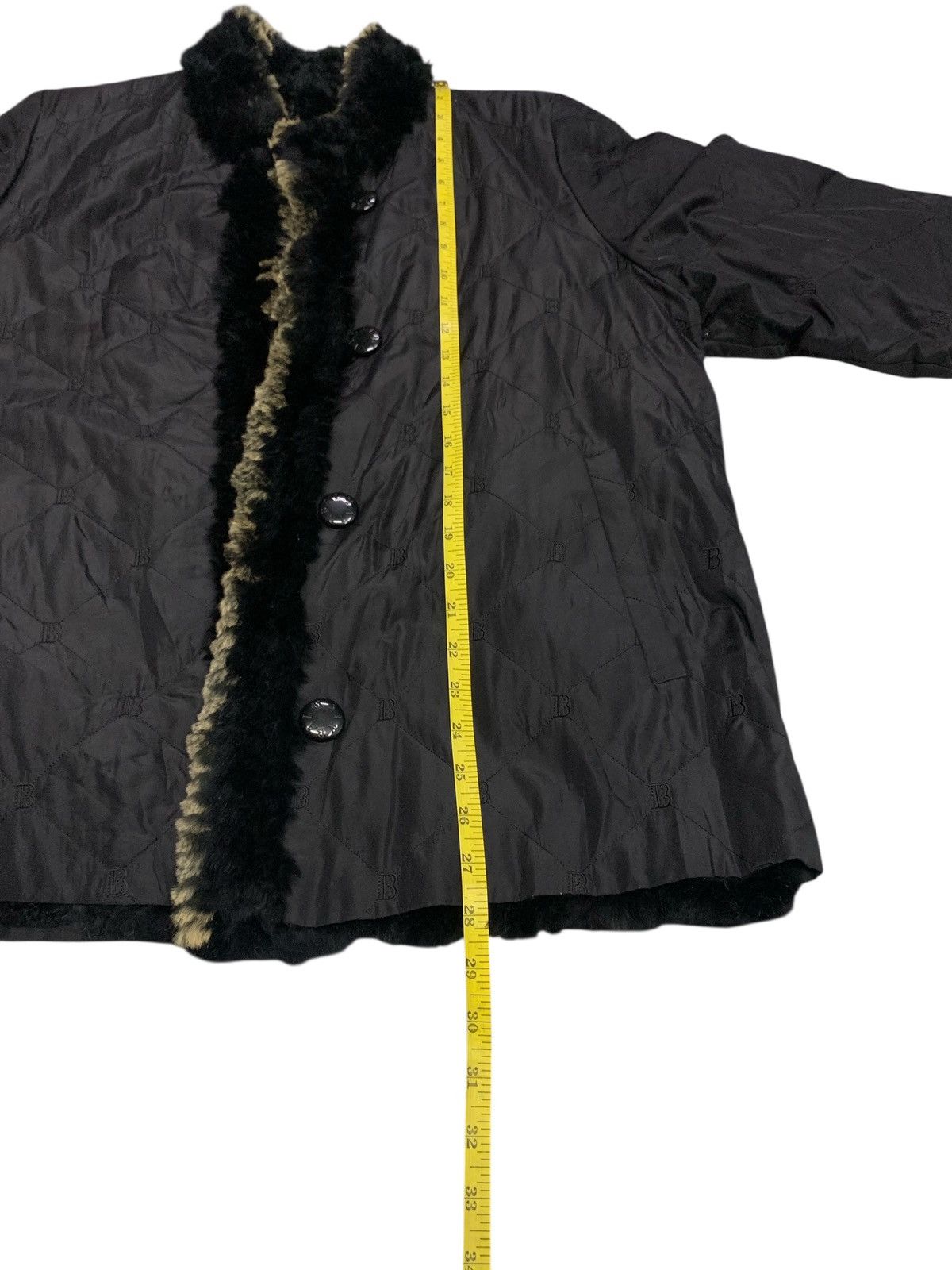Balmain Vintage 90's Balmain Paris Riversible Faux Fur Jacket Size US L / EU 52-54 / 3 - 16 Thumbnail