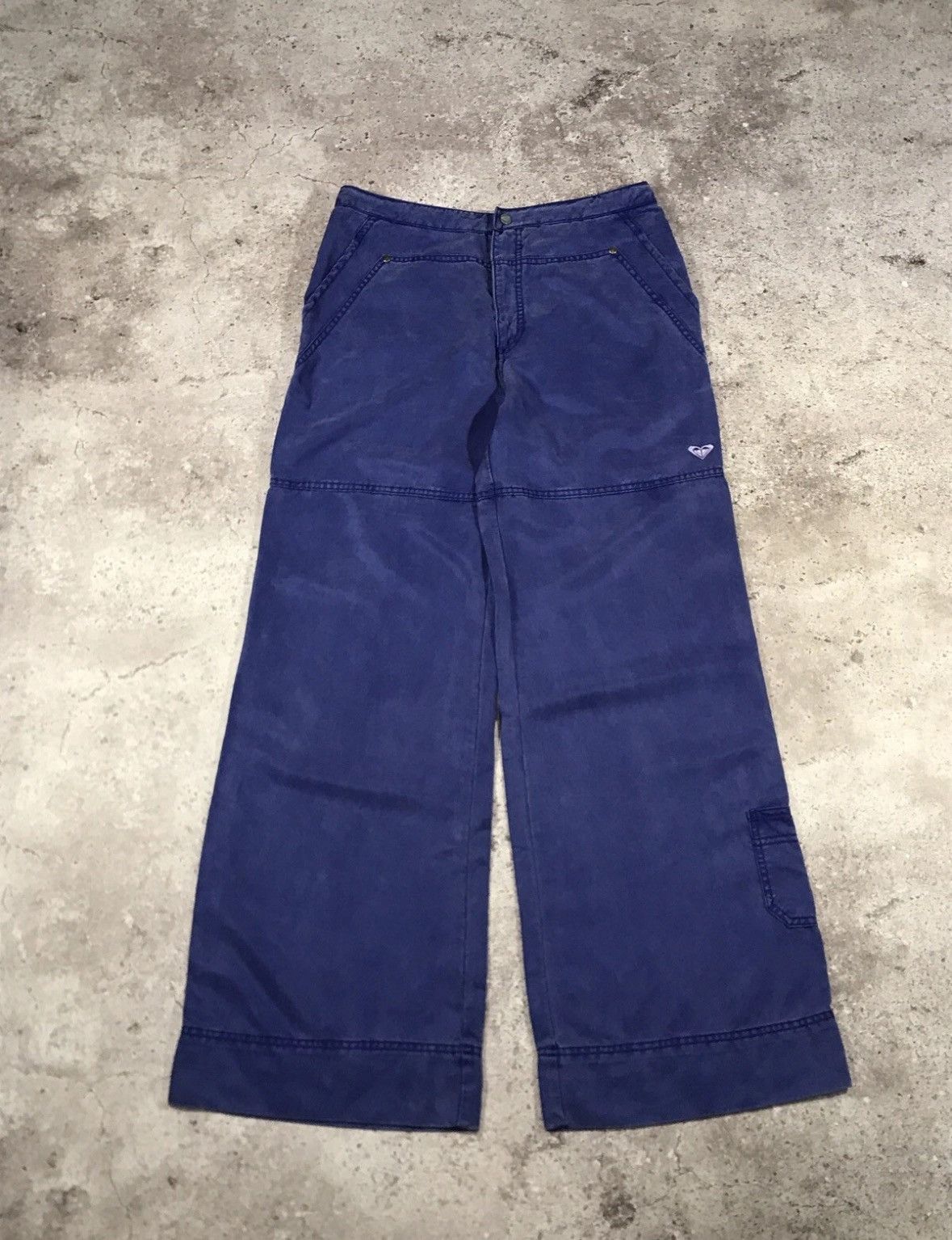 Quiksilver Vintage Quiksilver Y2K Purple Baggy Pants Embroidered Logo Size 27" / US 4 / IT 40 - 1 Thumbnail
