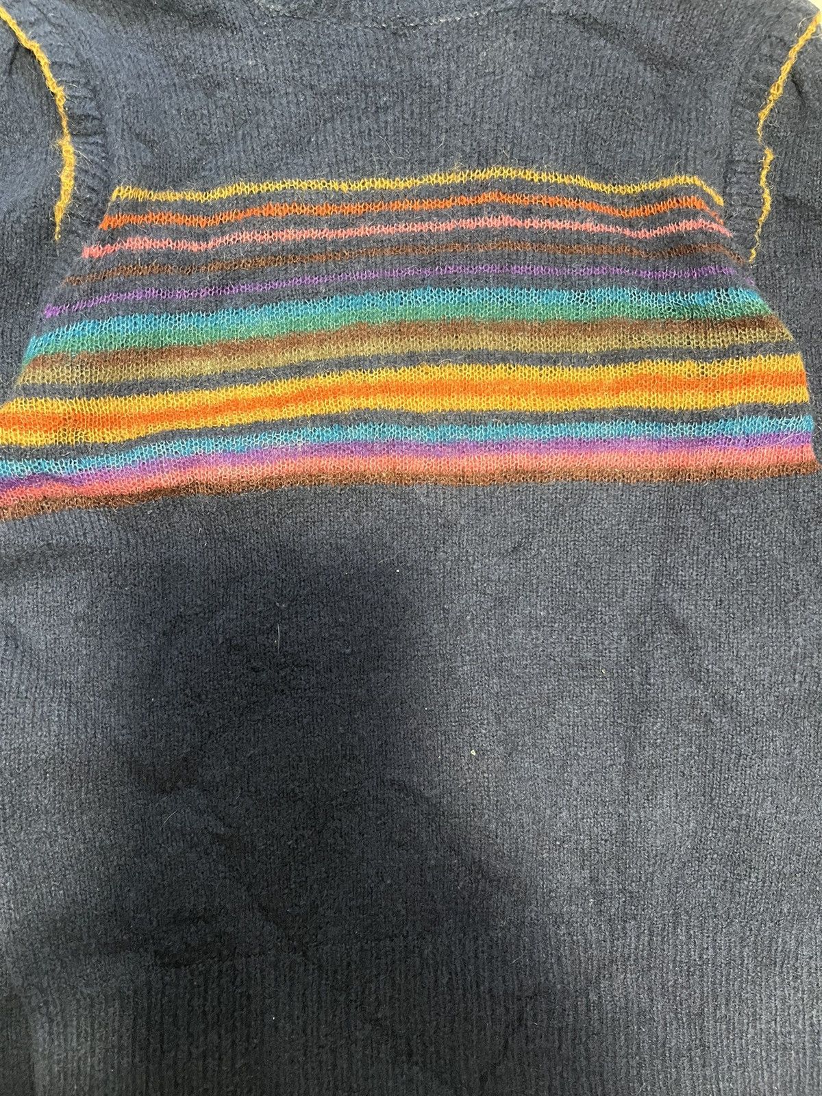 Designer × Marc Jacobs Marc by Marc Jacobs Striped Mohair rainbow Sweater Size US S / EU 44-46 / 1 - 7 Thumbnail