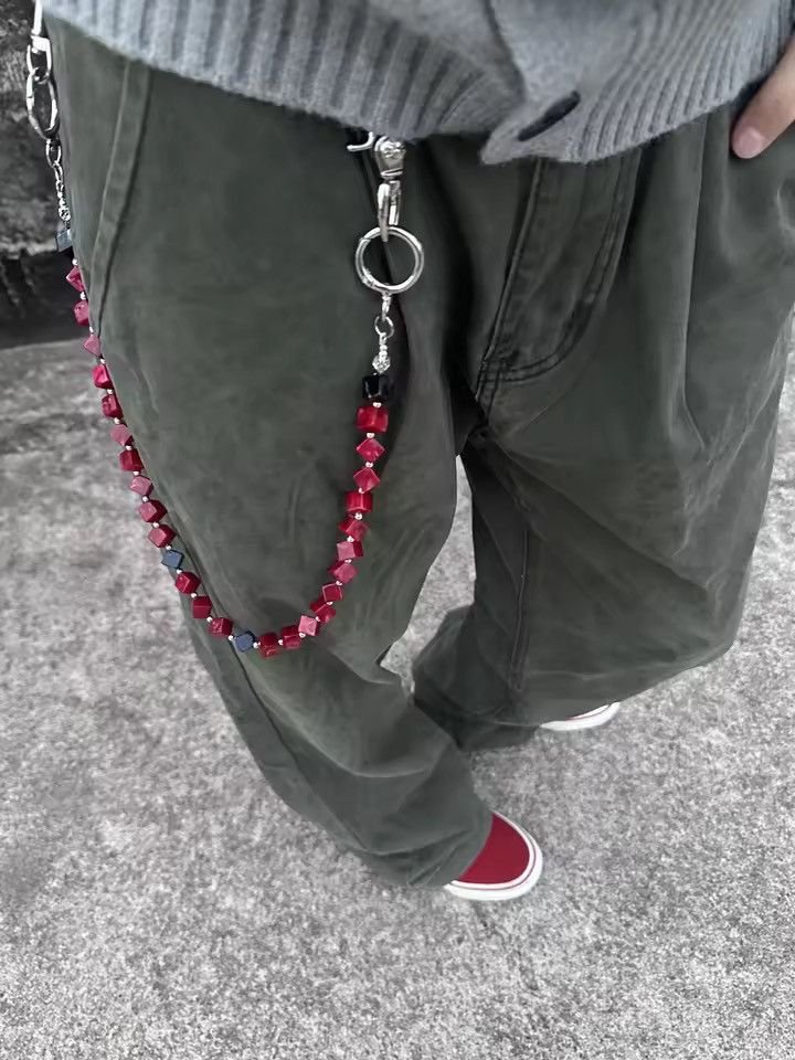 Other Marbled Acrylic Cube Wallet Chain - Industrial Gothic Archiv Size ONE SIZE - 3 Thumbnail