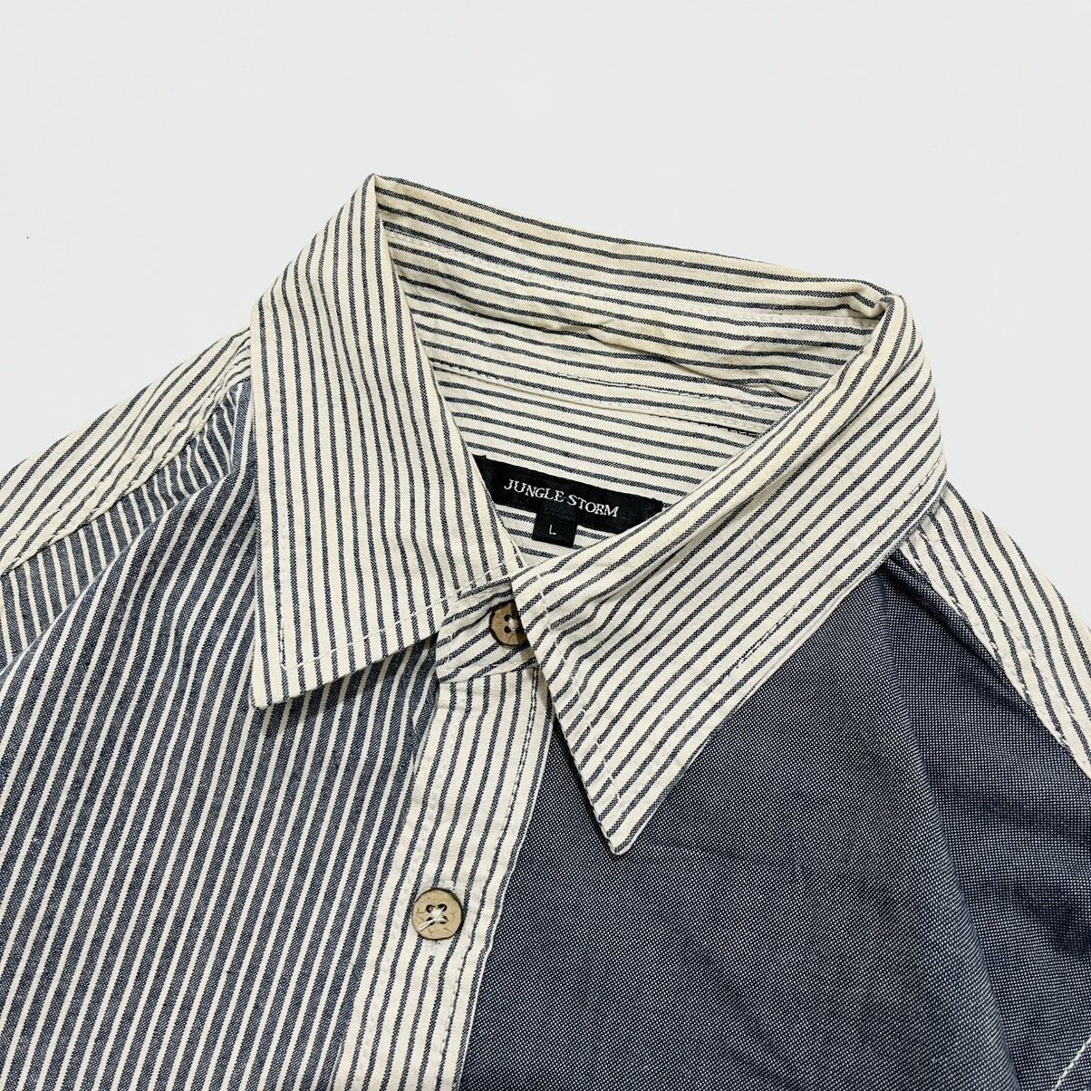 Japanese Brand Jungle Storm Combine Strips Shirt Size US M / EU 48-50 / 2 - 3 Thumbnail