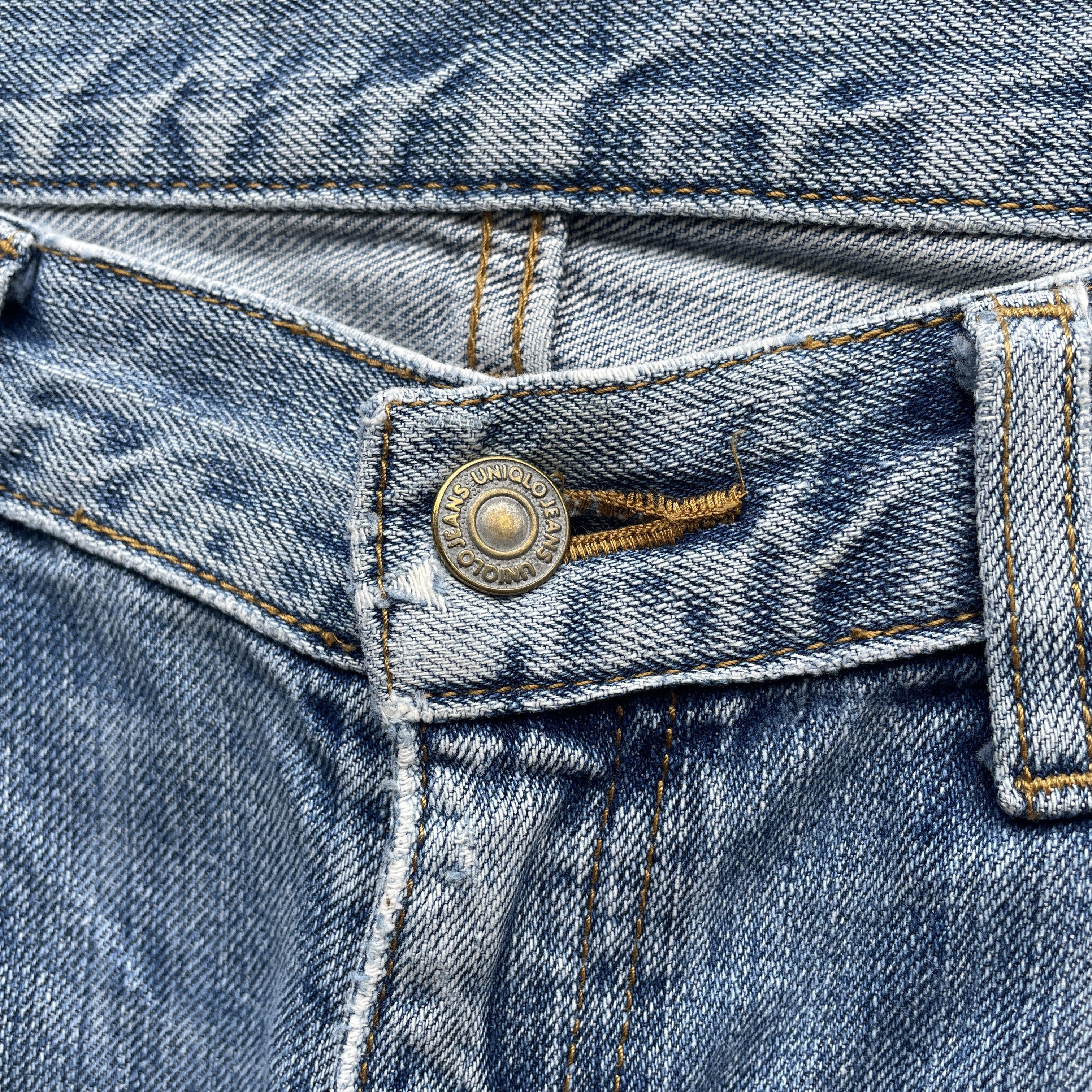 Japanese Brand W32 VINTAGE JAPANESE DISTRESSED JEANS FADED DENIM PANTS Size US 32 / EU 48 - 6 Thumbnail