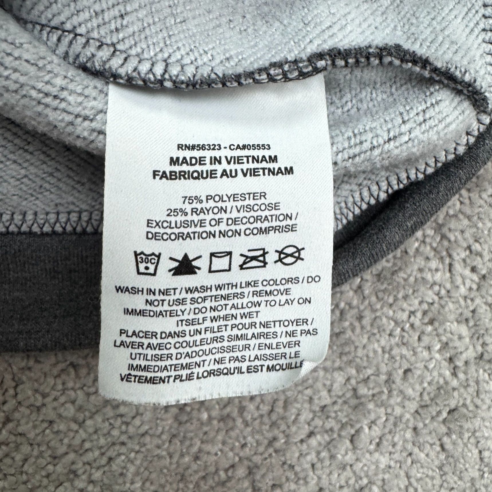 The North Face Nike Dri-Fit Full Zip Hoodie Mens Large Gray Swoosh Logo Pockets Sweatshirt Hooded Long Sleeve Zippered Size US S / EU 44-46 / 1 - 6 Thumbnail
