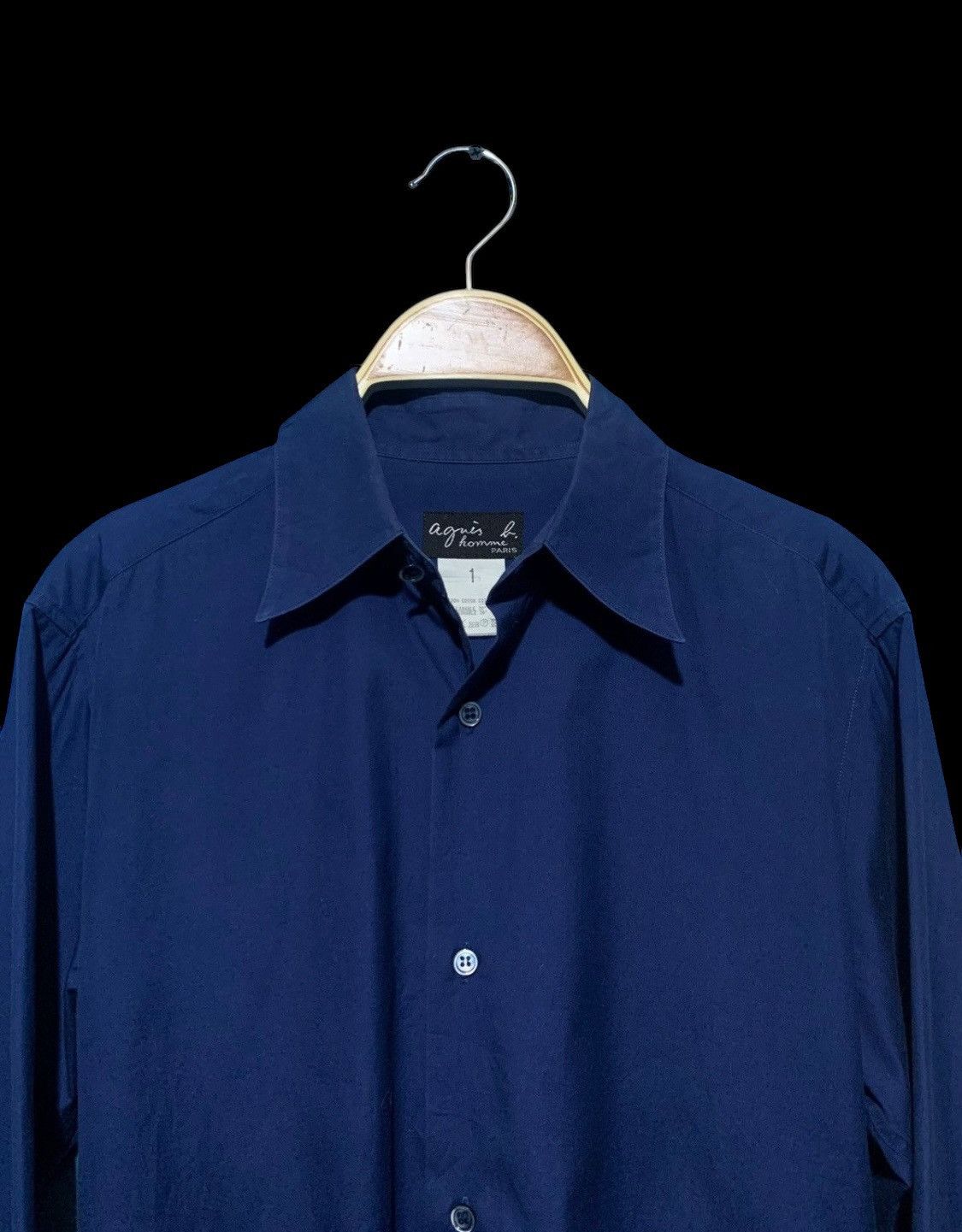 Designer × Vintage × agnes b. Vtg Agnes B. Homme Button Up shirt Size US S / EU 44-46 / 1 - 3 Thumbnail