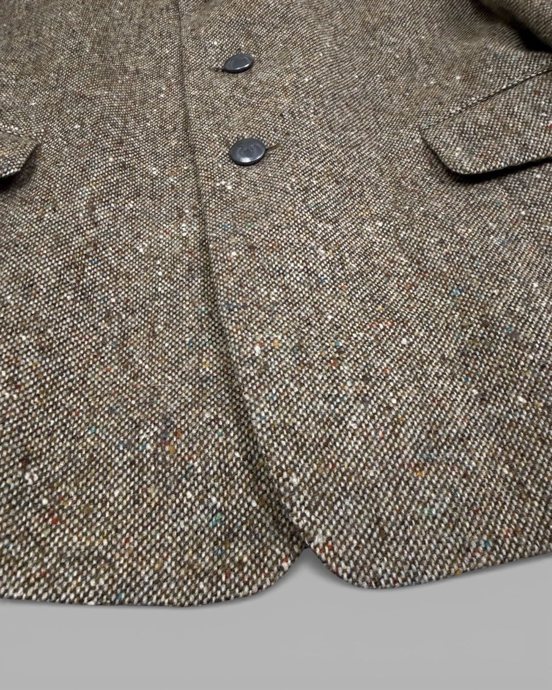 Thierry Mugler Rare 80’s THIERRY MUGLER Tweed Wool Blazer Jacket Size 50R - 12 Thumbnail