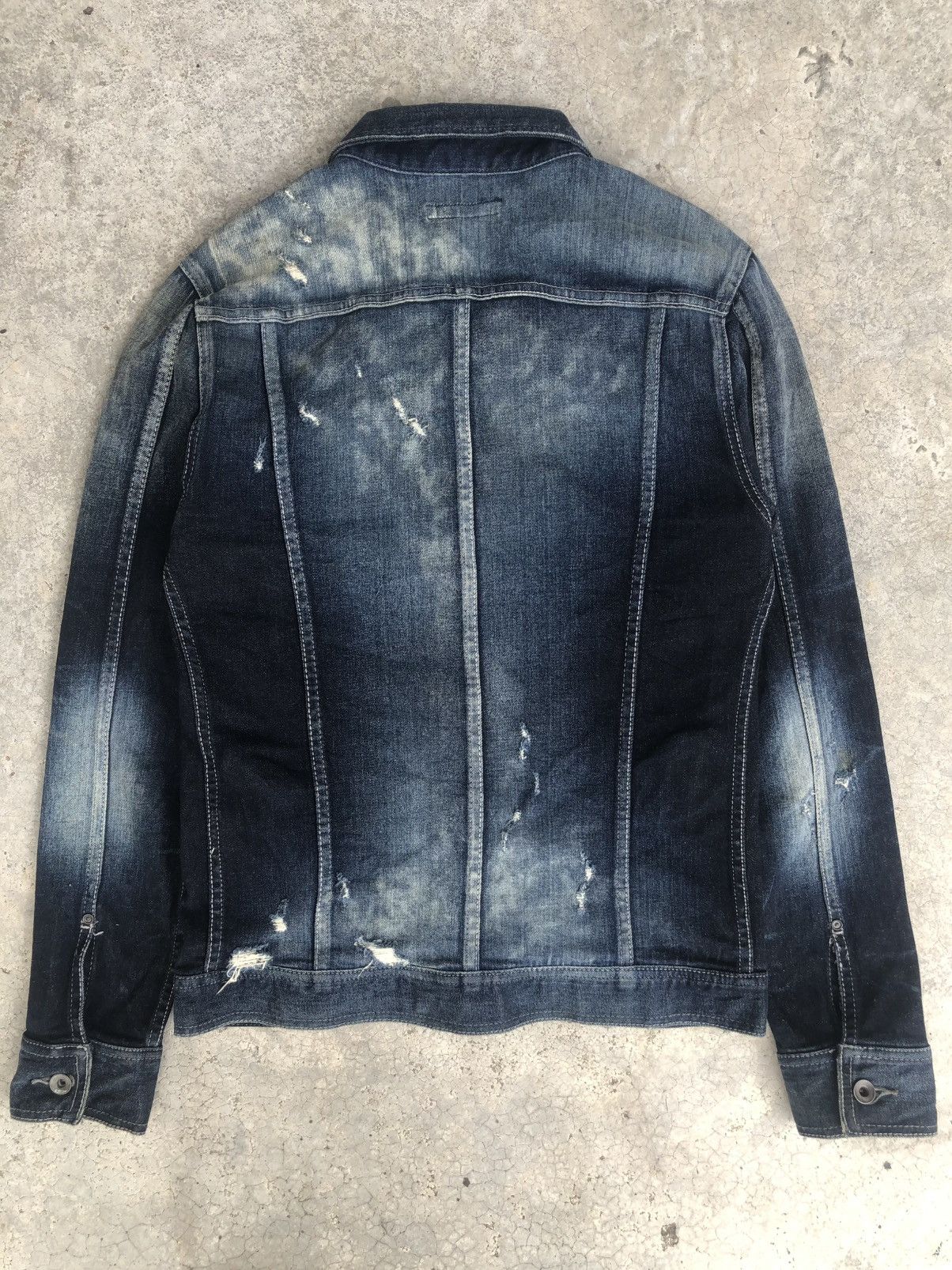 If Six Was Nine Japanese Fuga Distressed Denim Size US M / EU 48-50 / 2 - 4 Thumbnail