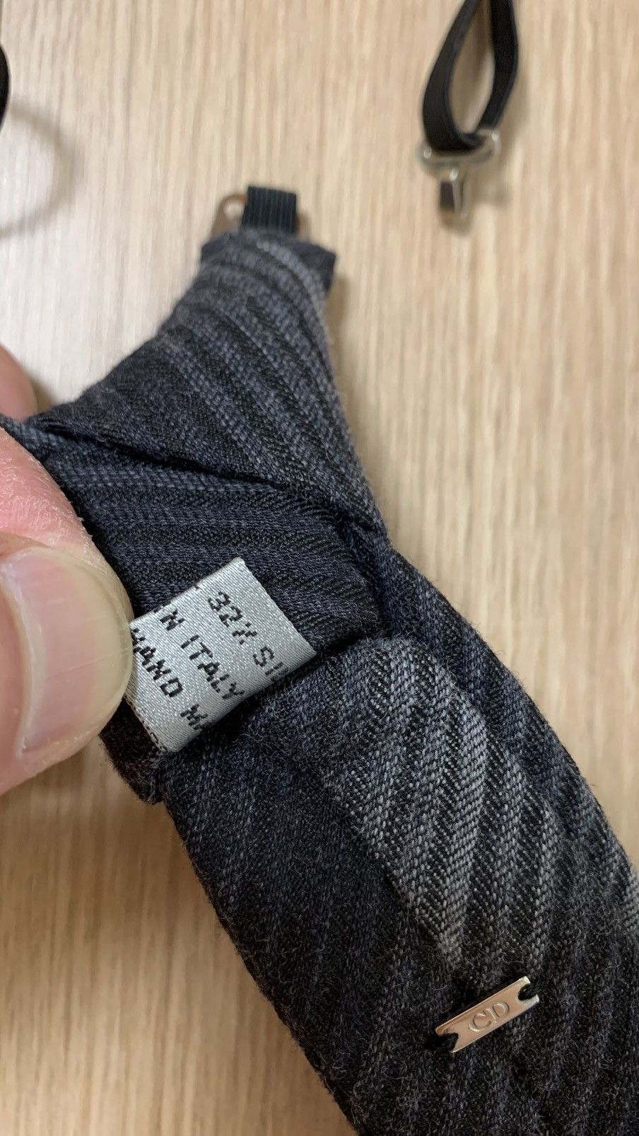 Dior × Kris Van Assche Dior Homme FW2008 Cut-Off Tie Size ONE SIZE - 4 Thumbnail