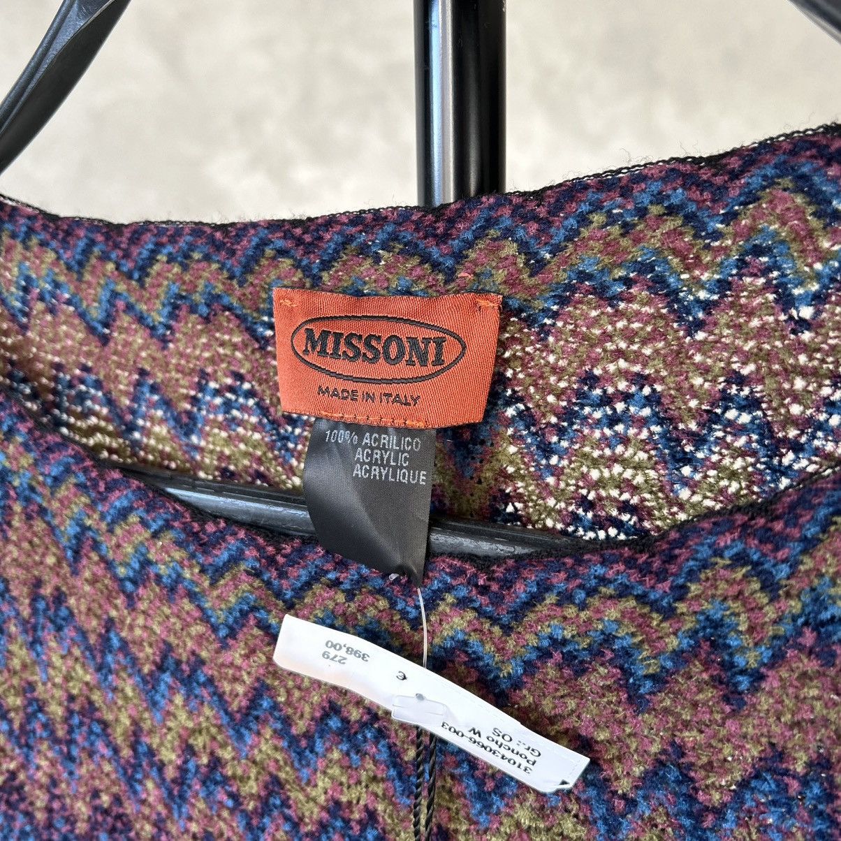Missoni NWT Missoni Zig Zag Knit Poncho Size ONE SIZE - 4 Thumbnail