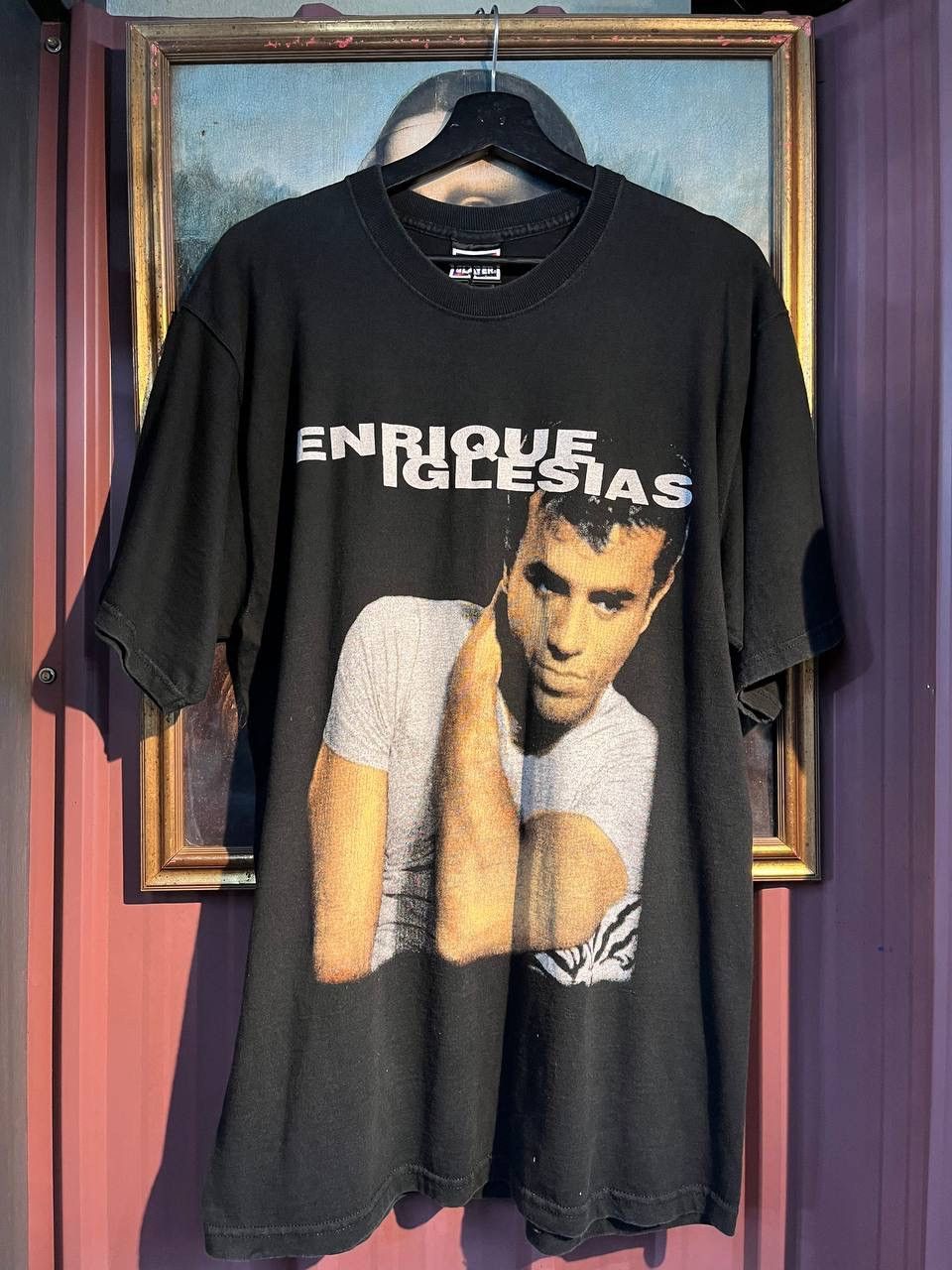 Band Tees × Vintage VINTAGE 1999 ENRIQUE IGLESIAS Size US XL / EU 56 / 4 - 4 Thumbnail