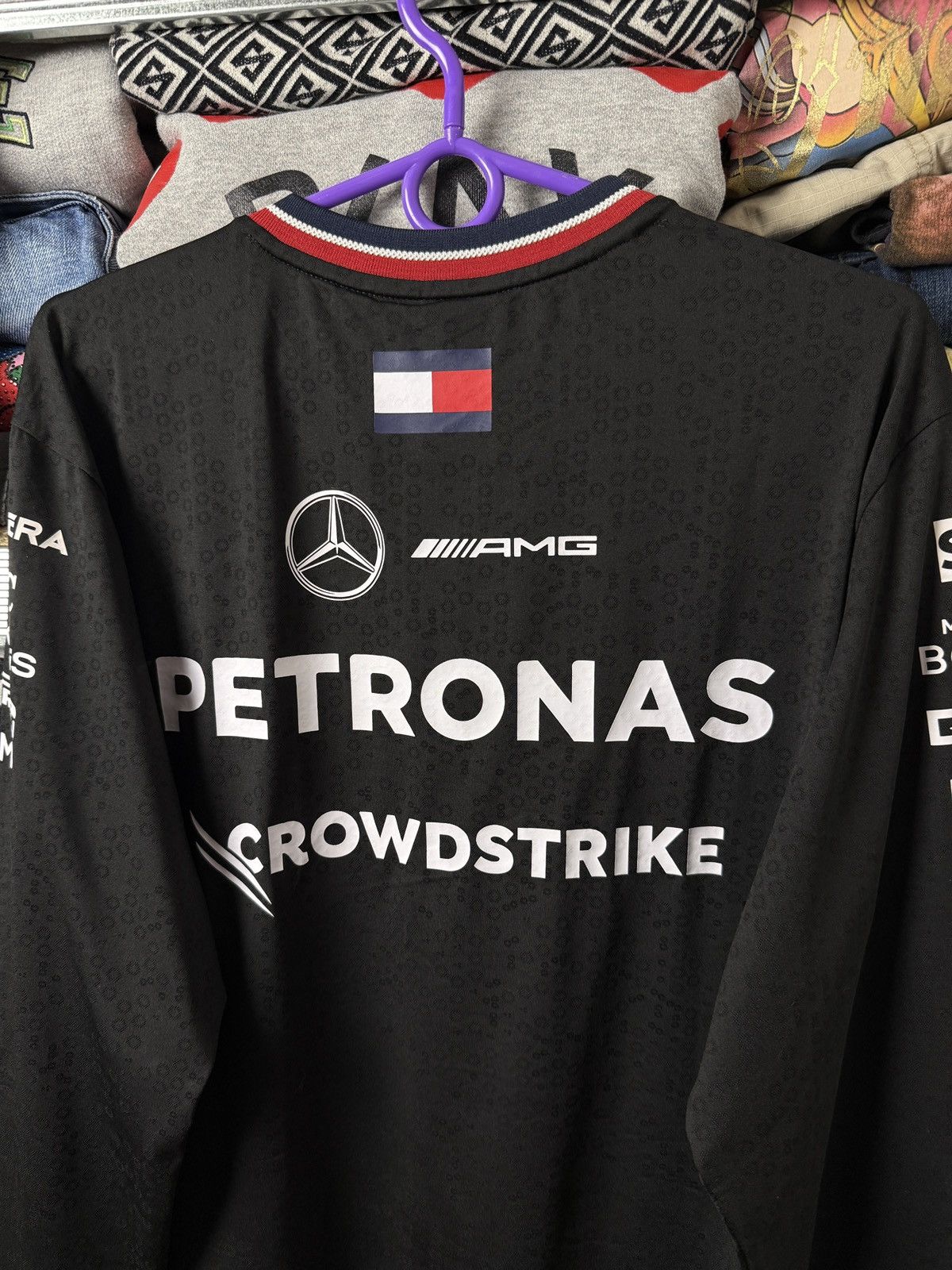 Mercedes-Benz Mersedes AMG Tommy Hilfiger Petronas Racing Long Sleeve Tee Size US L / EU 52-54 / 3 - 9 Thumbnail