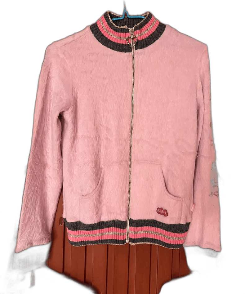 Just Cavalli Vintage Pink Fur Jacket by Roberto Cavalli Size M / US 6-8 / IT 42-44 - 1 Thumbnail