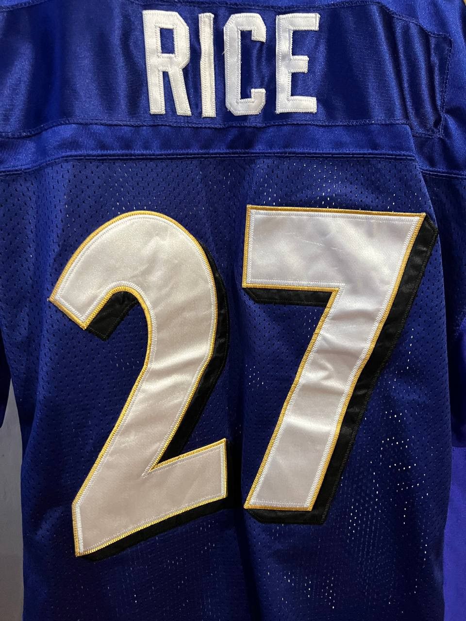 NFL BALTIMORE RAVENS #27 RAY RICE FOOTBALL SHIRT JERSEY SIZE 50 Size US M / EU 48-50 / 2 - 12 Thumbnail