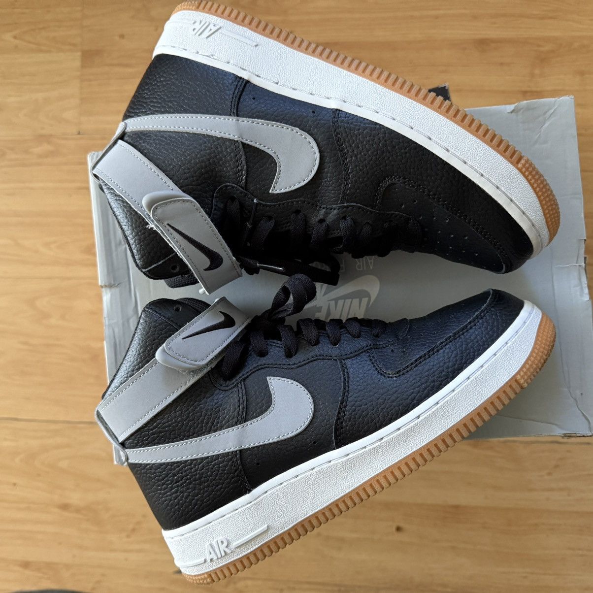 Nike 2019 Air Force 1 High '07 'Black Wolf Grey' Size US 7.5 / EU 40-41 - 2 Thumbnail