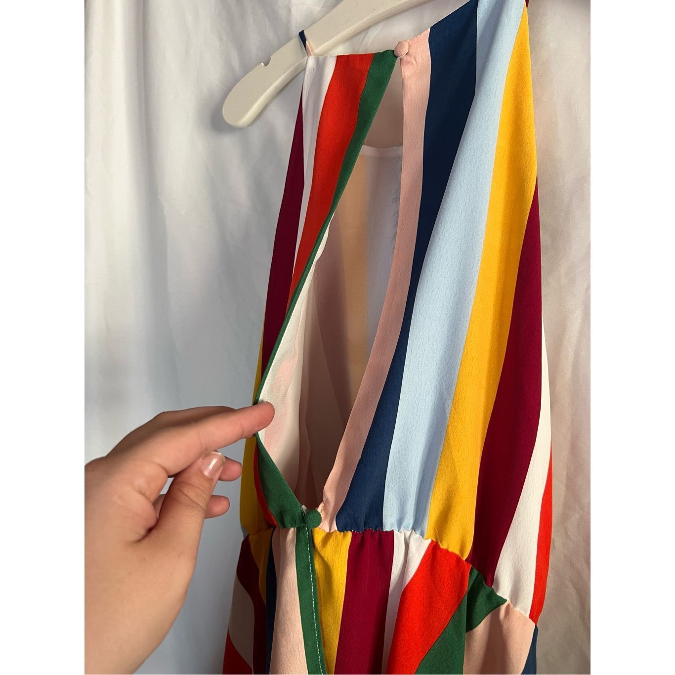 Other Willow & Root Buckle Multicolored Striped Tie Waist Tank Top Size L / US 10 / IT 46 - 9 Thumbnail