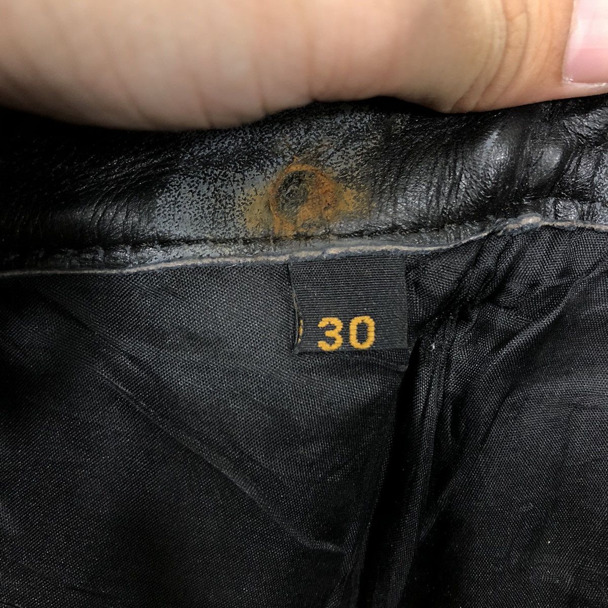 Genuine Leather 🔥Rare 90’s Genuine Leather Pants Racing Issey Miyake Japan Size US 28 / EU 44 - 10 Thumbnail