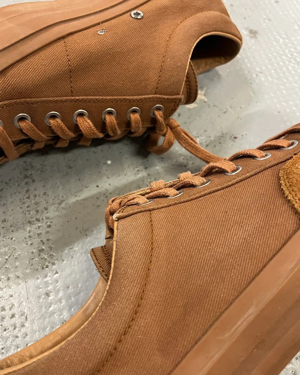 Dries Van Noten Dries Van Noten Brown Tan Suede Low-Top Sneakers Size US 8 / EU 41 - 6 Thumbnail