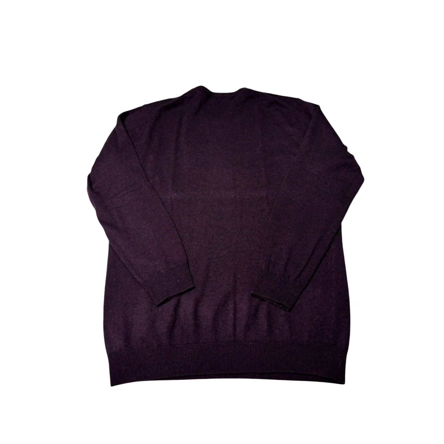 Rodd & Gunn Rodd & Gunn Mens XL Purple Cashmere Wool Blend Crew Neck Knit Sweater Size US XL / EU 56 / 4 - 4 Thumbnail