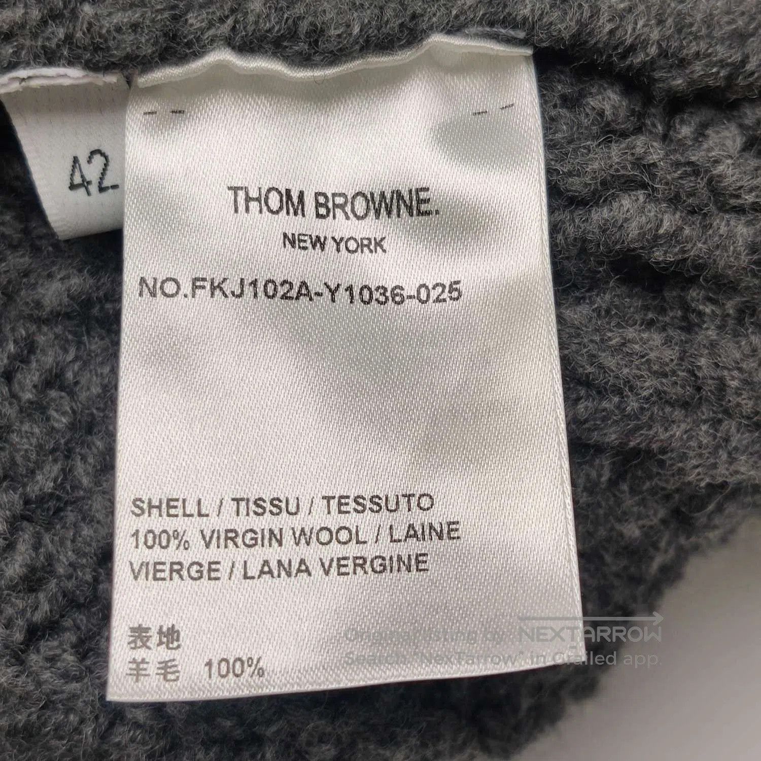 Thom Browne Thom Browne Wool Lapel Single. Size L / US 10 / IT 46 - 8 Thumbnail