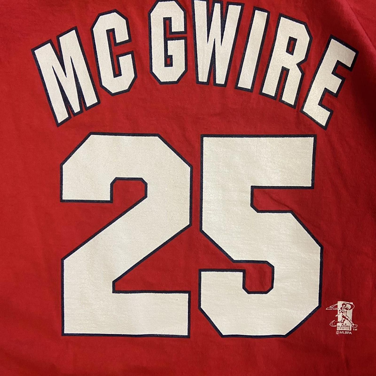 MLB Vintage 1998 Cardinals Mark McGwire MLB Tee Size US XL / EU 56 / 4 - 5 Thumbnail