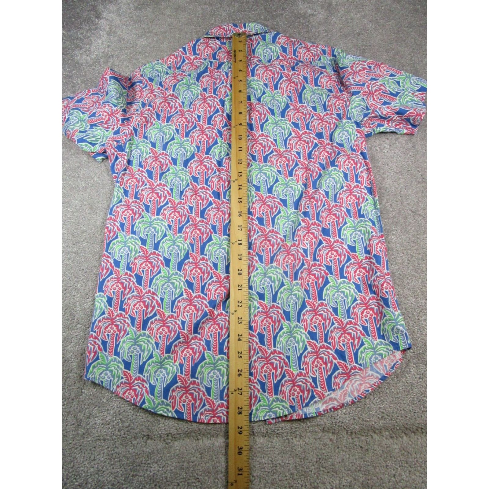 Vineyard Vines VINEYARD VINES Whale Shirt Mens Small Blue Red Green Cotton Button Up Shirt Size US S / EU 44-46 / 1 - 6 Thumbnail