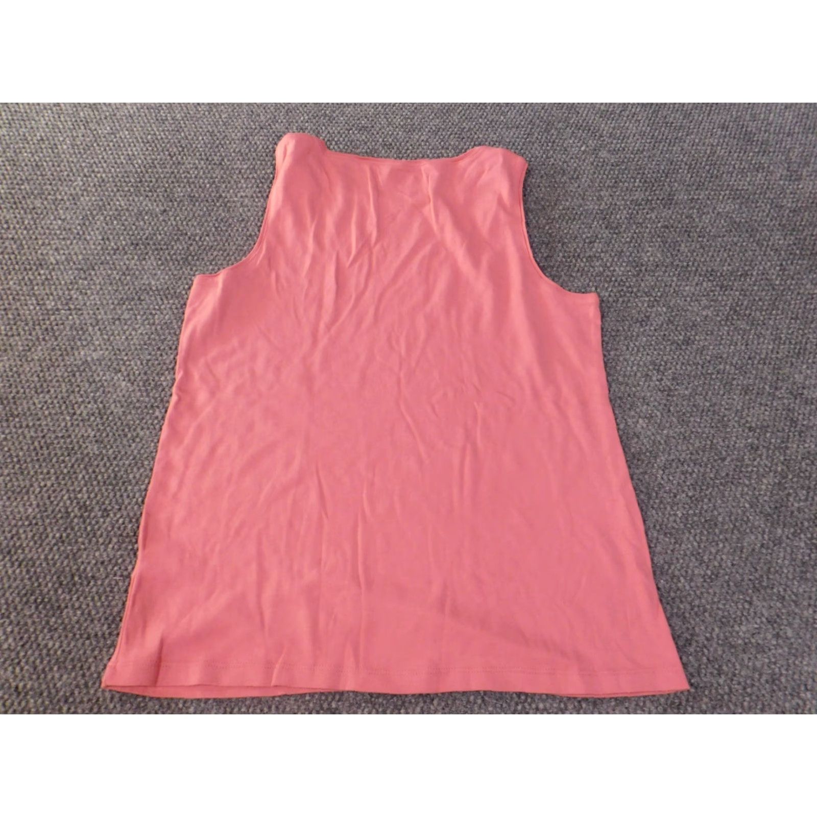 Coldwater Creek Coldwater Creek Women XL Pink Sleeveless Cotton Stretch Round Neck Top Casual knit vintage? No Wait No. Size XL / US 12-14 / IT 48-50 - 7 Thumbnail