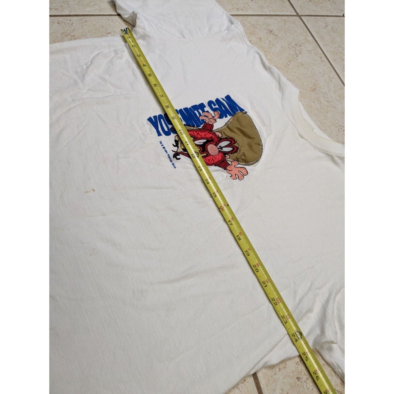 Other Vtg Loony Tunes Yosemite Sam Embroidered T-Shirt 1994 READ Size US L / EU 52-54 / 3 - 9 Thumbnail