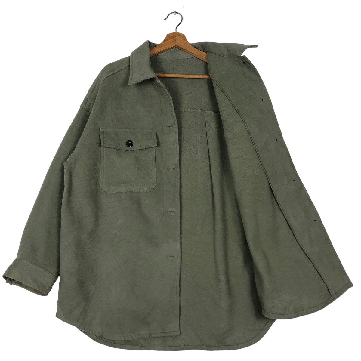 Japanese Brand 🔥90’s Vtg Chore Jacket Wool Worker GU Japan Issey Miyake Size US XL / EU 56 / 4 - 9 Thumbnail