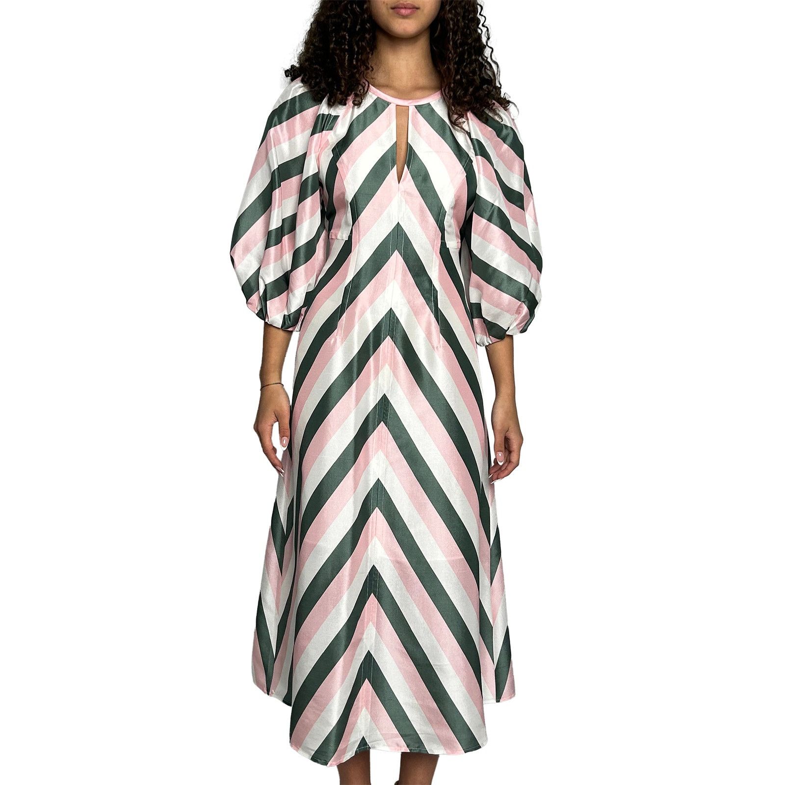 Other Pink & Green Stripe Dress Size S / US 4 / IT 40 - 1 Thumbnail