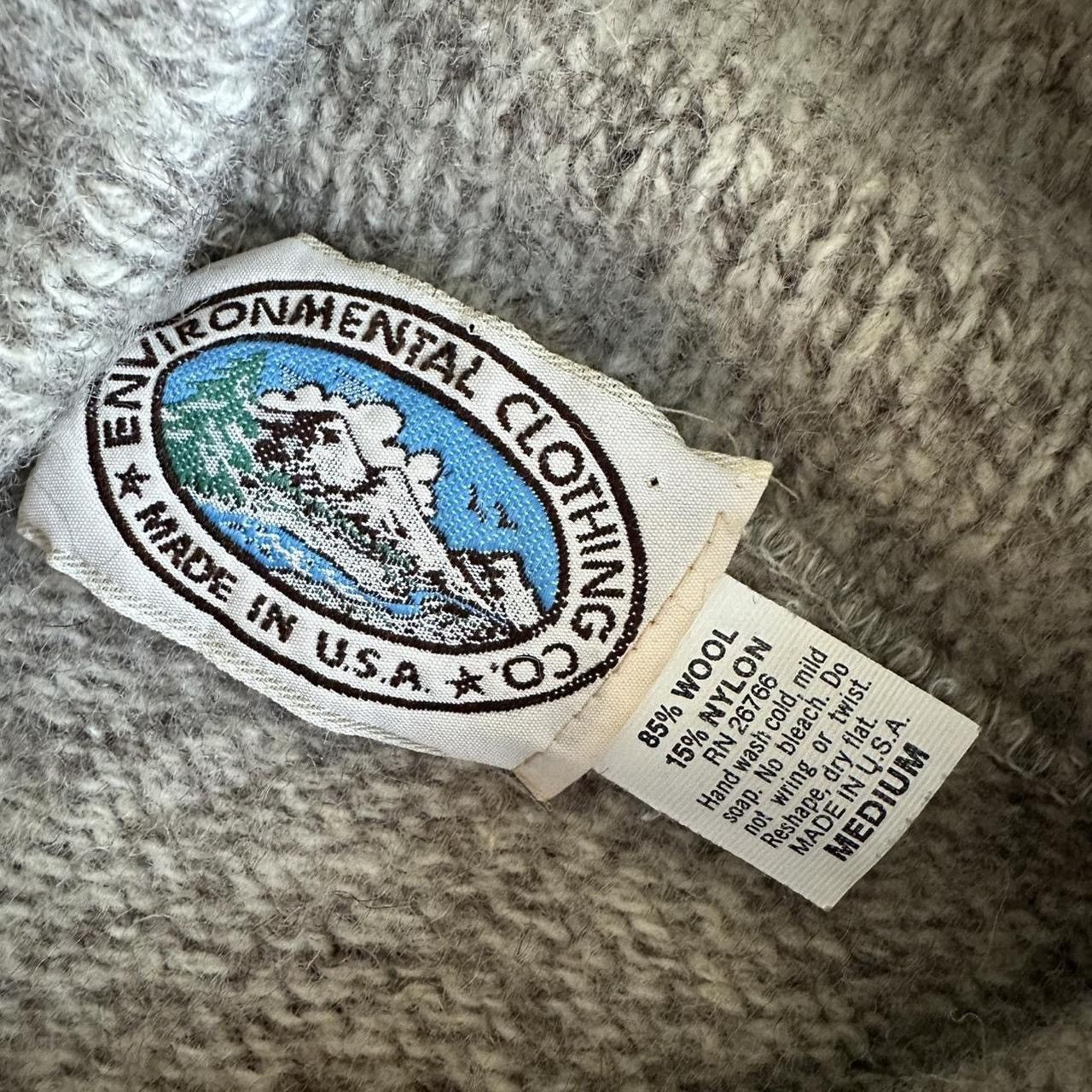 Other Vintage Sweater Mens Medium Beige Shawl Neck Wool Blend Vtg Size US M / EU 48-50 / 2 - 8 Thumbnail
