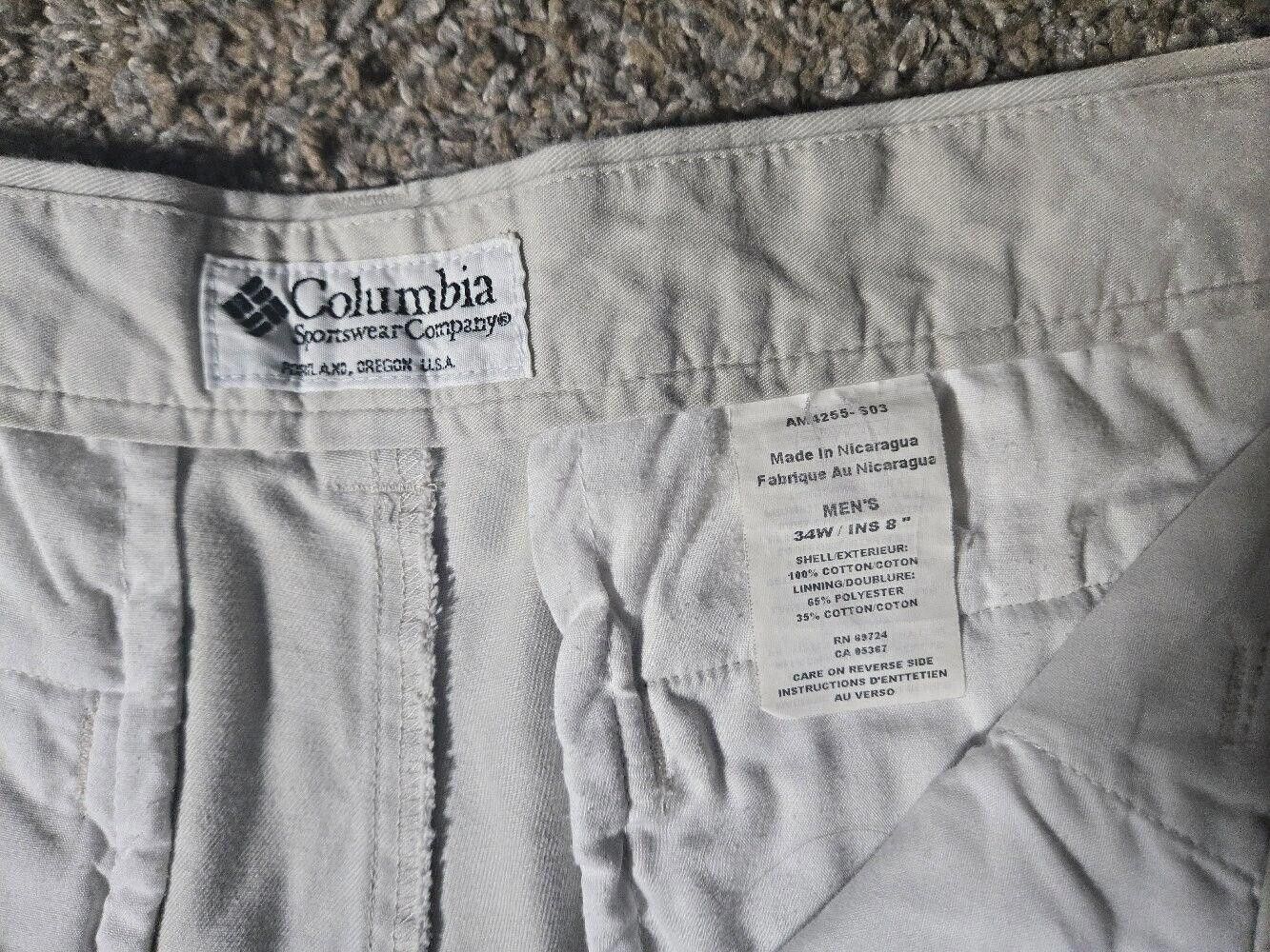 Columbia Khaki Columbia Sportswear Company Pleated Shorts 34 Size US 34 / EU 50 - 4 Thumbnail