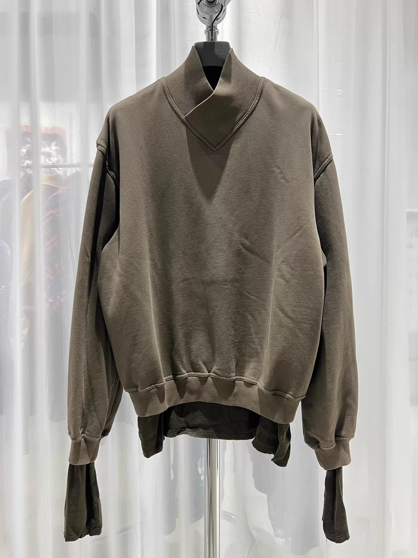 Haider Ackermann Haider Ackermann 15AW Brown Silk-Lined Mud-Dyed Hoodie Size US M / EU 48-50 / 2 - 1 Thumbnail