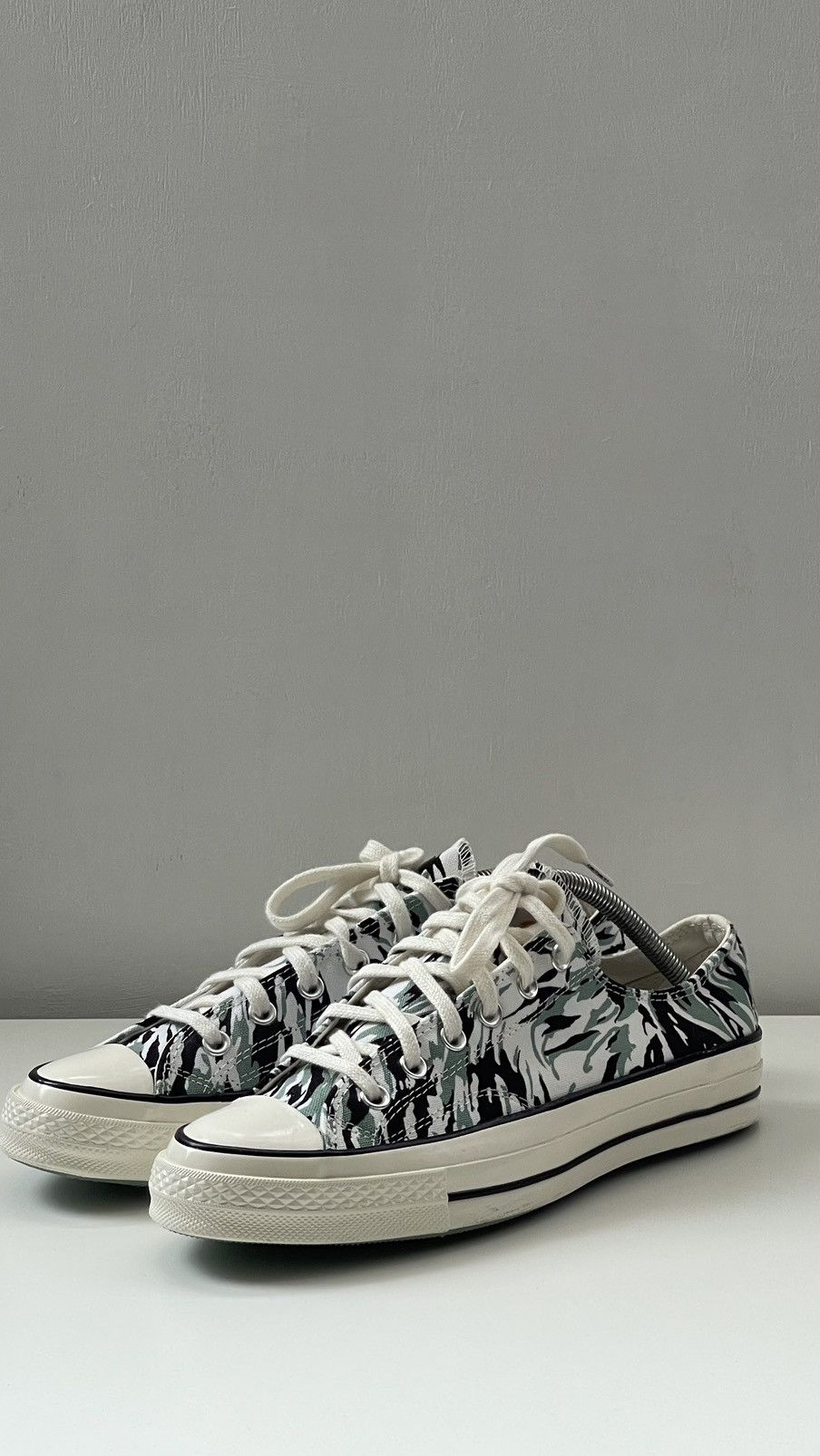 image of Carhartt Wip X Converse Chuck 70 Hi Taylor 70's 1970 Low Shoes in White, Men's (Size 8.5)