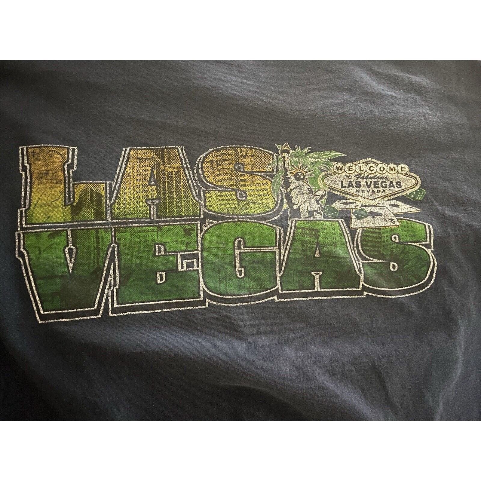 Fruit Of The Loom 2000s Las Vegas Graphic Tee - Men’s XS Size US XS / EU 42 / 0 - 2 Thumbnail