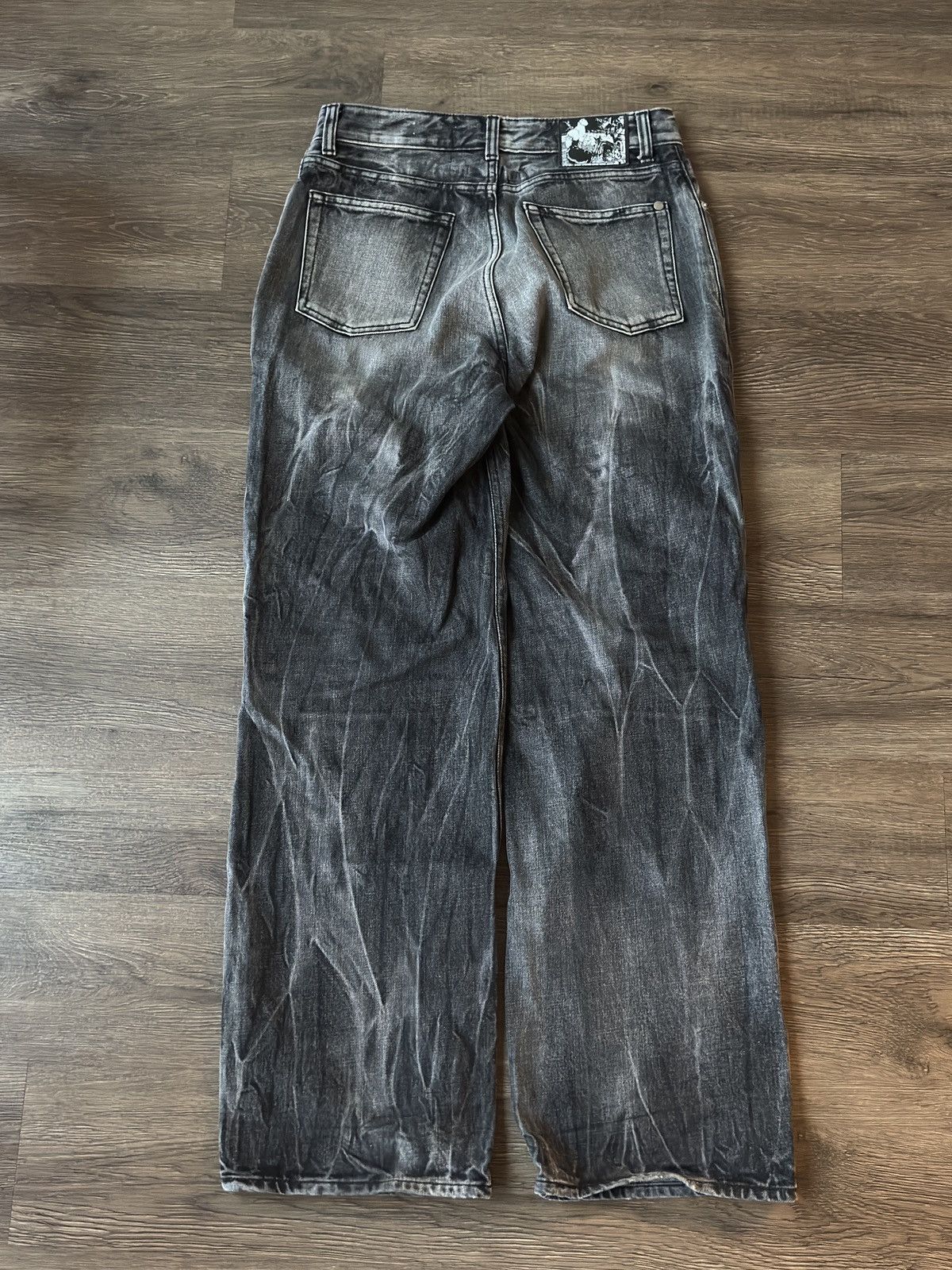 Other Mod9 Dark Gray Wash Baggy Jeans Size US 29 - 3 Thumbnail