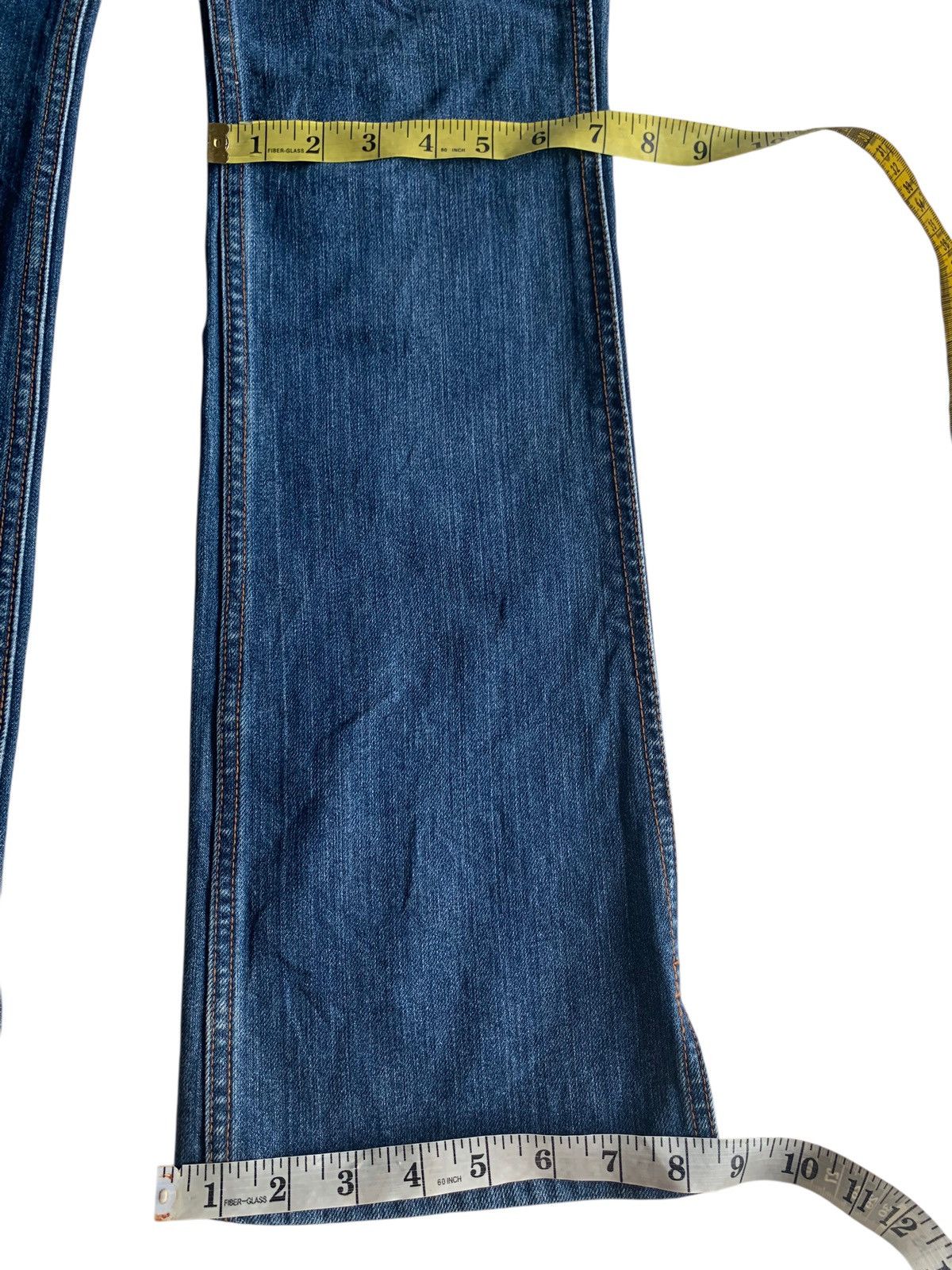 Kapital RARE💥HYSTERIC GLAMOUR STAR FLARED REPAIRED DISTRESSED DENIM Size US 30 / EU 46 - 23 Thumbnail