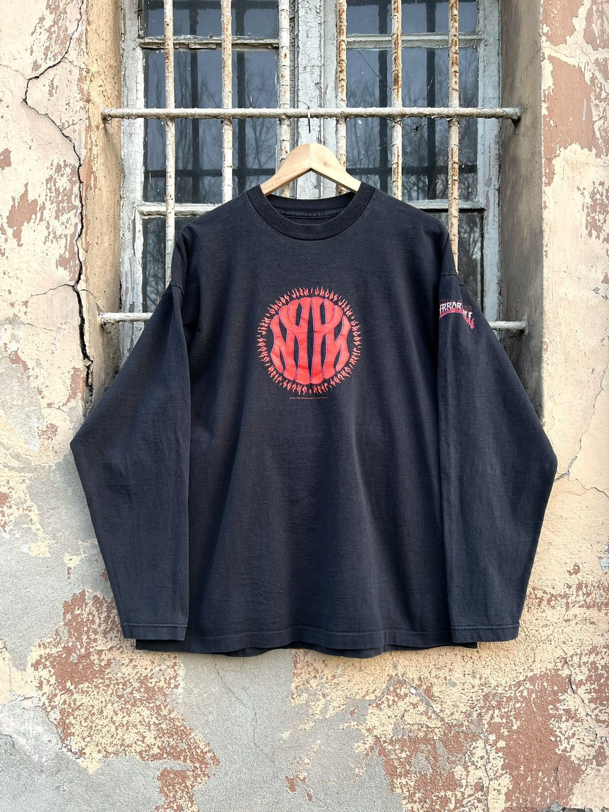 VTG 90s Pearl Jam Neil Young Mirrorball Rock Longsleeve Rare