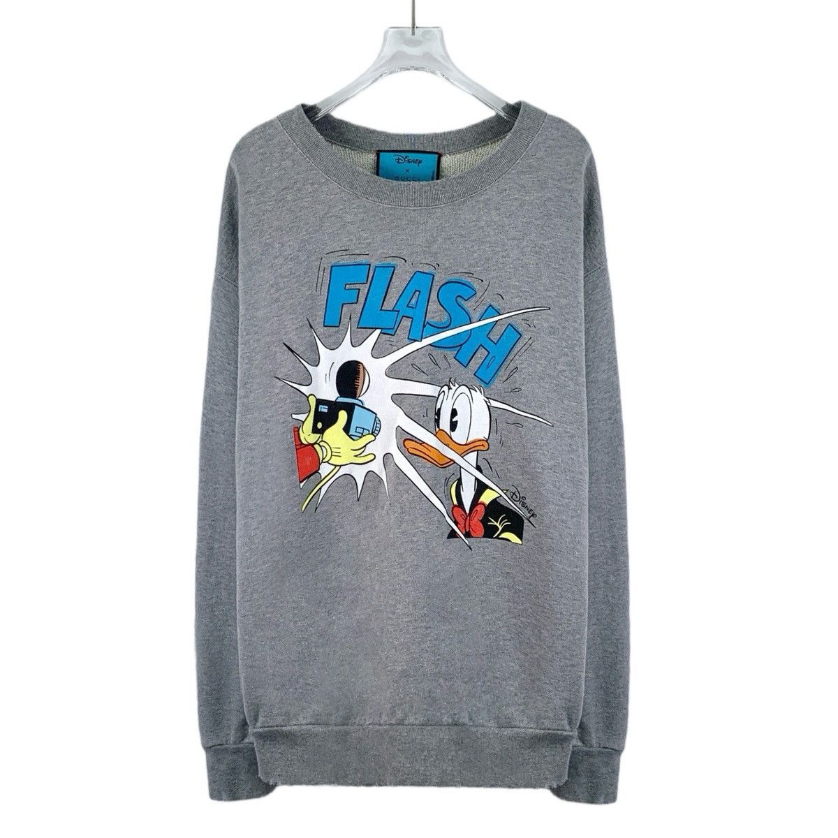 Gucci Gucci x Disney Grey Donald Duck Long Sleeve Sweatshirt K26WX Size US XS / EU 42 / 0 - 1 Thumbnail