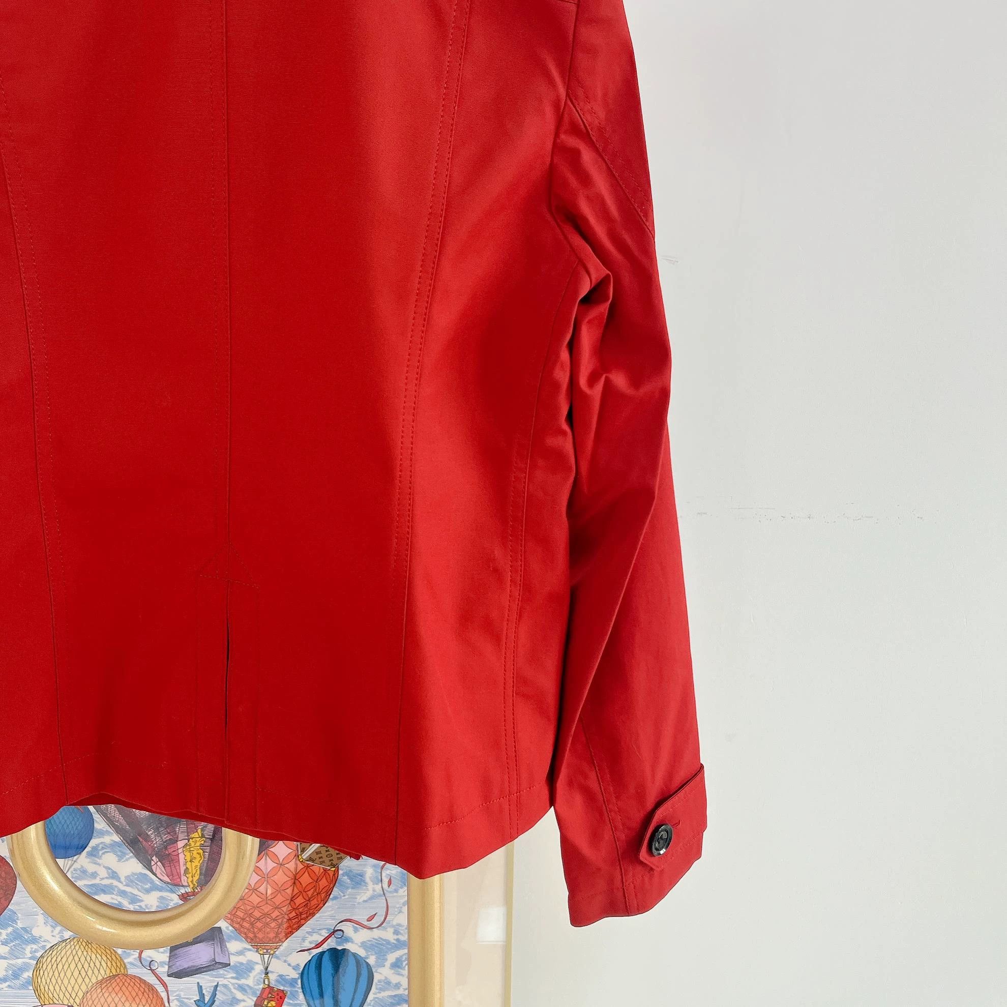Burberry Burberry Red Short Double Breasted Jacket 36 2646 Size XS / US 0-2 / IT 36-38 - 5 Thumbnail