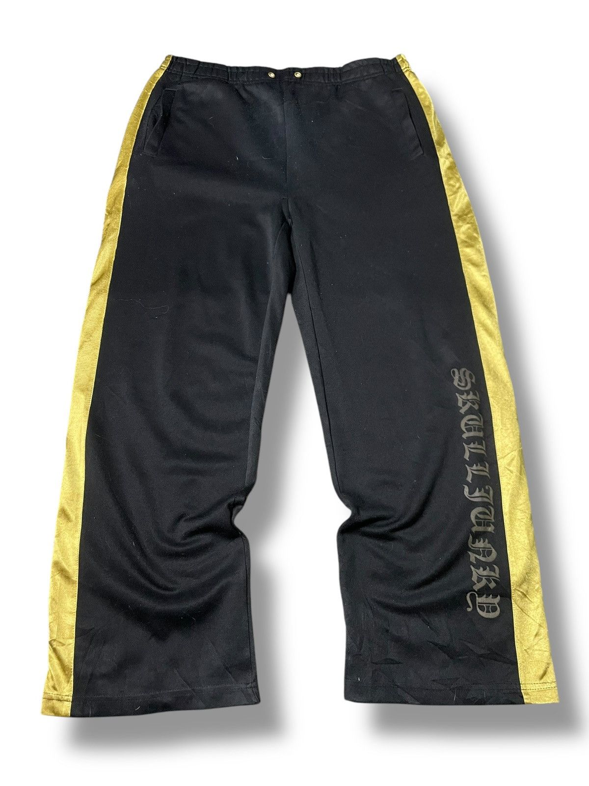 Japanese Brand × Seditionaries × Vintage RARE SKULL FUNKY TRACK PANTS (86) Size US 33 - 4 Thumbnail