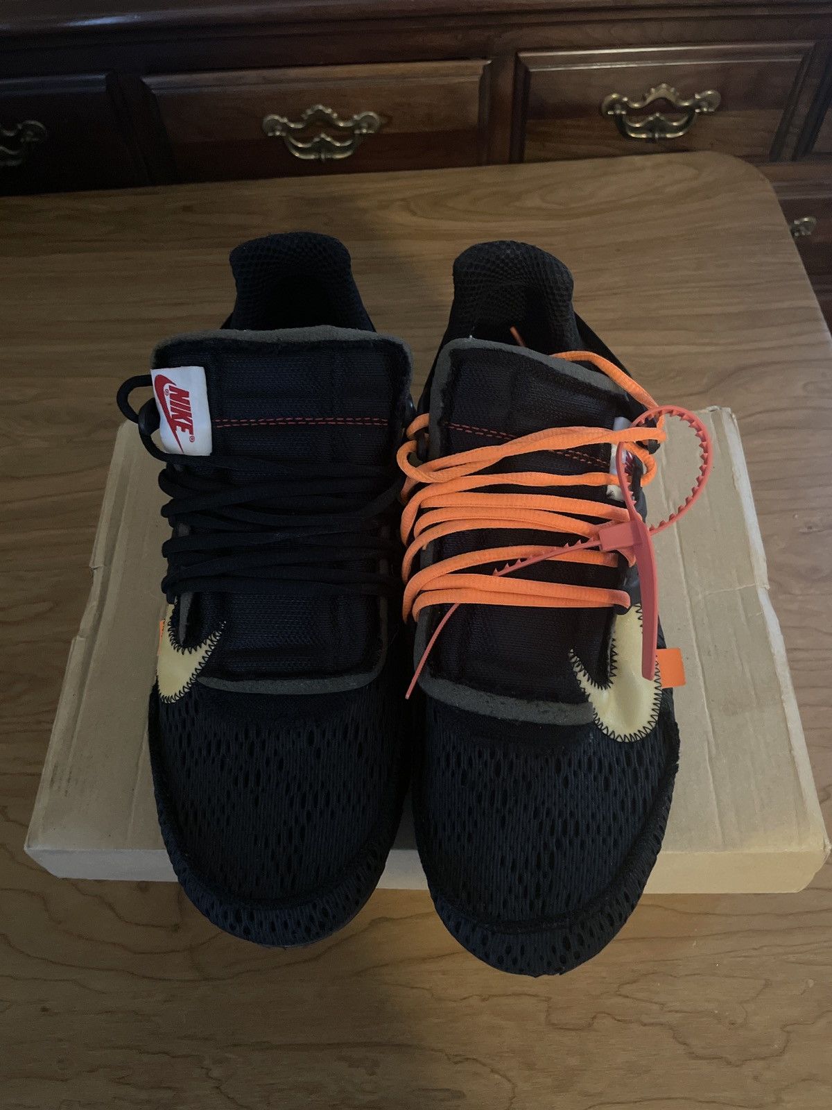 Nike × Off-White × Virgil Abloh Nike x Off White Presto Black size 11 Size US 11 / EU 44 - 1 Thumbnail