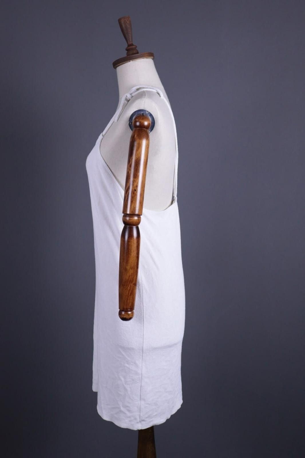 A.P.C. A.P.C White Spaghetti Strap Sundress Mini Dress Size S Size S / US 4 / IT 40 - 6 Thumbnail