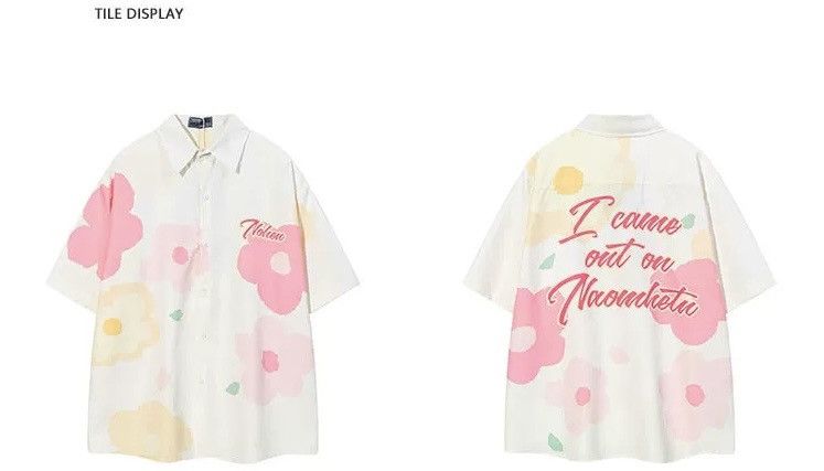 Other Hawaii Graffiti Button Up Short Sleeve Shirt Size US M / EU 48-50 / 2 - 6 Thumbnail