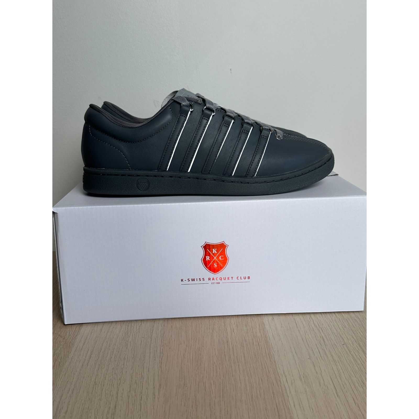 K-Swiss x Anwar Carrots Classic 66 NXT Grey Sneaker-Size 9M